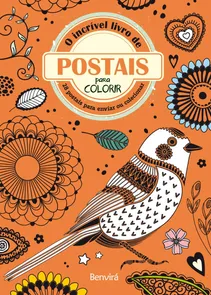 O incrível livro de postais para colorir
