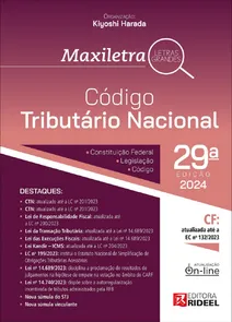 Código Tributário Nacional - Maxiletra - 29ª Edição (2024)