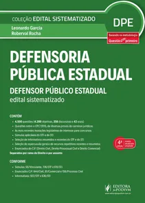Edital Sistematizado - DPE - Defensor Público Estadual - 4ª Edição (2019)